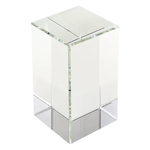 Trofeo Galvano Bloque Cristal Solid