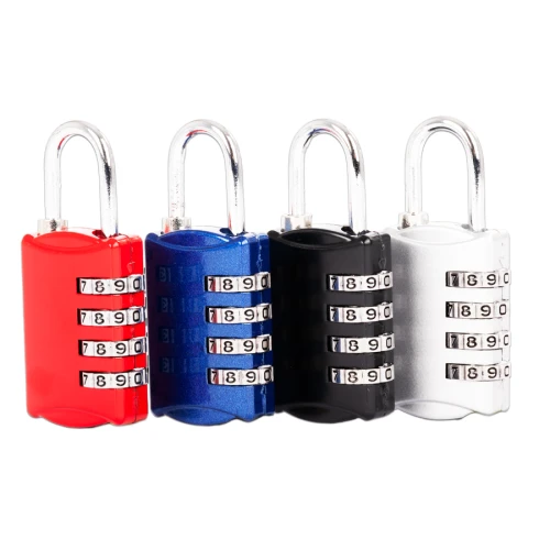 Candado metálico "SYDNEY" con clave 4 dígitos